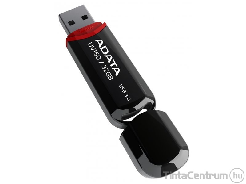 ADATA pendrive, 32GB, USB 3.1, "UV150", fekete