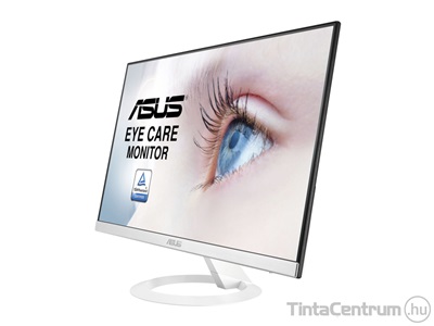 ASUS 23" IPS monitor, "VZ239HE-W", 1920x1080, 16:9, 250cd/m2, VGA, HDMI, fehér