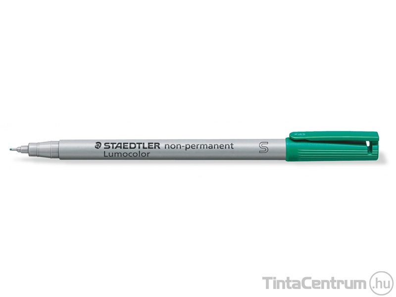 Alkoholmentes marker, 0,4mm, OHP, STAEDTLER "Lumocolor 311 S", zöld