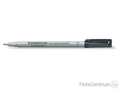 Alkoholmentes marker, 0,6mm, OHP, STAEDTLER "Lumocolor 316 F", fekete