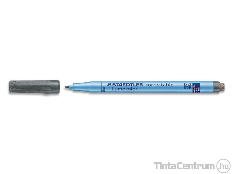 Alkoholmentes marker, 1mm, OHP, STAEDTLER "Lumocolor 305 M", fekete