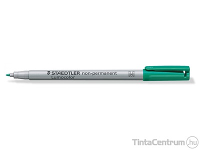 Alkoholmentes marker, 1mm, OHP, STAEDTLER "Lumocolor 315 M", zöld