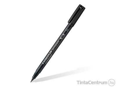 Alkoholos marker, OHP, tűhegy, 0,4mm, STAEDTLER "Lumocolor 313 S", fekete