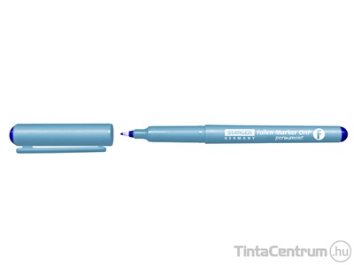 Alkoholos marker, OHP, 0,6mm, F, STANGER "Permanent", kék