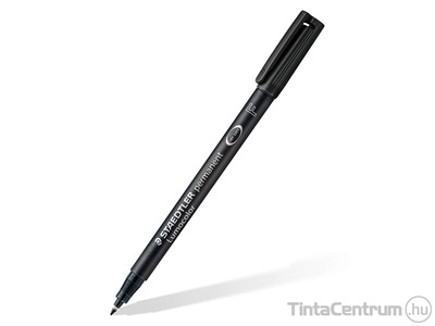 Alkoholos marker, OHP, kúpos, 0,6mm, STAEDTLER "Lumocolor 318 F", fekete