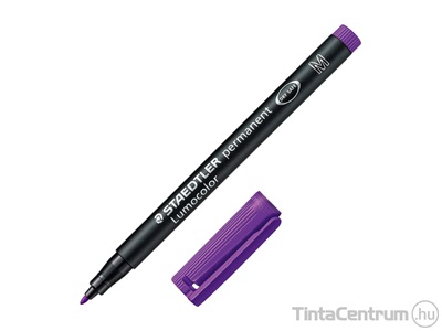 Alkoholos marker, OHP, 1mm, STAEDTLER "Lumocolor 317 M", lila