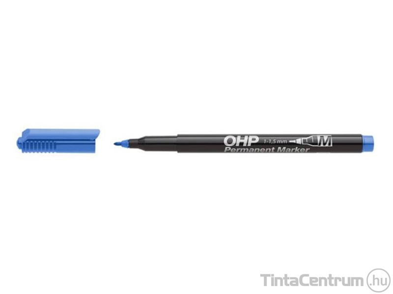 Alkoholos marker, OHP, kúpos, 1-1,5mm, ICO "M", kék