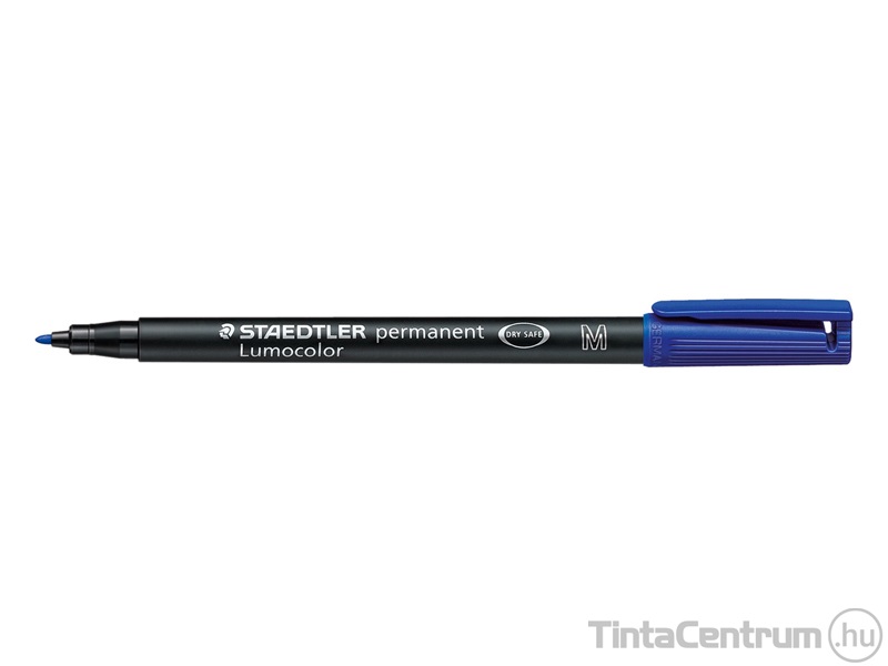 Alkoholos marker, OHP, kúpos, 1mm, STAEDTLER "Lumocolor 317 M", kék