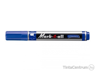 Alkoholos marker, kúpos, 1,5-2,5mm, STABILO "Mark-4-all", kék