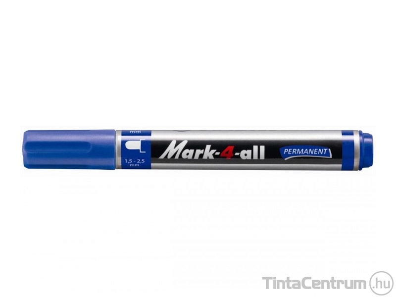 Alkoholos marker, kúpos, 1,5-2,5mm, STABILO "Mark-4-all", kék