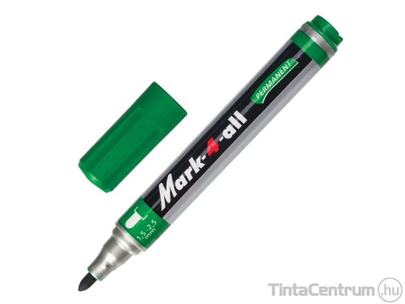 Alkoholos marker, kúpos, 1,5-2,5mm, STABILO "Mark-4-all", zöld