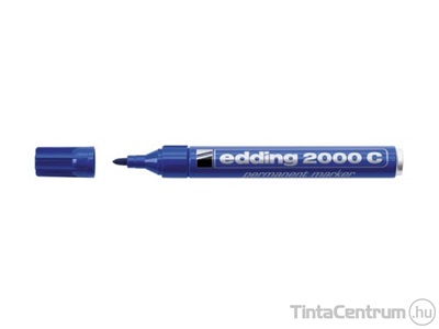 Alkoholos marker, kúpos, 1,5-3mm, EDDING "2000", kék