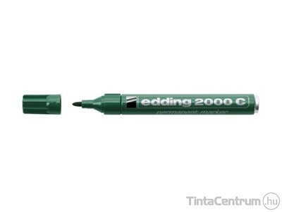 Alkoholos marker, kúpos, 1,5-3mm, EDDING "2000", zöld