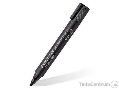 Alkoholos marker, kúpos, 2mm, STAEDTLER "Lumocolor 352", fekete