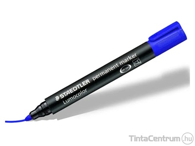 Alkoholos marker, kúpos, 2mm, STAEDTLER "Lumocolor 352", kék