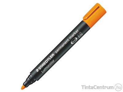 Alkoholos marker, kúpos, 2mm, STAEDTLER "Lumocolor 352", narancssárga