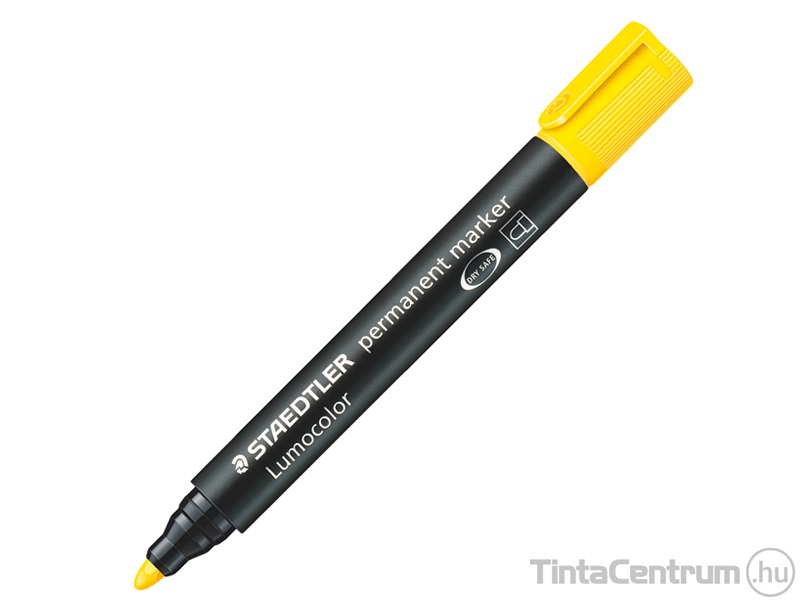 Alkoholos marker, kúpos, 2mm, STAEDTLER "Lumocolor 352", sárga