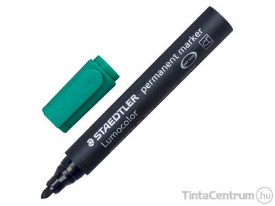 Alkoholos marker, kúpos, 2mm, STAEDTLER "Lumocolor 352", zöld