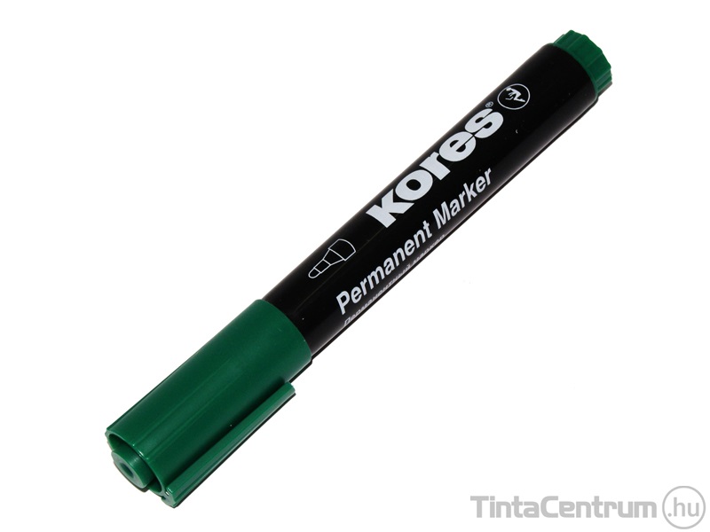 Alkoholos marker, kúpos, 3-5mm, KORES "K-Marker", zöld