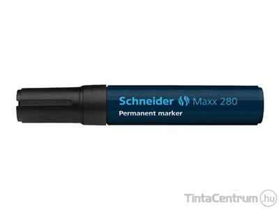 Alkoholos marker, vágott, 2-7mm, SCHNEIDER "Maxx 250", fekete