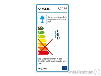 Asztali lámpa, LED, 9W, MAUL "Atlantic", fekete