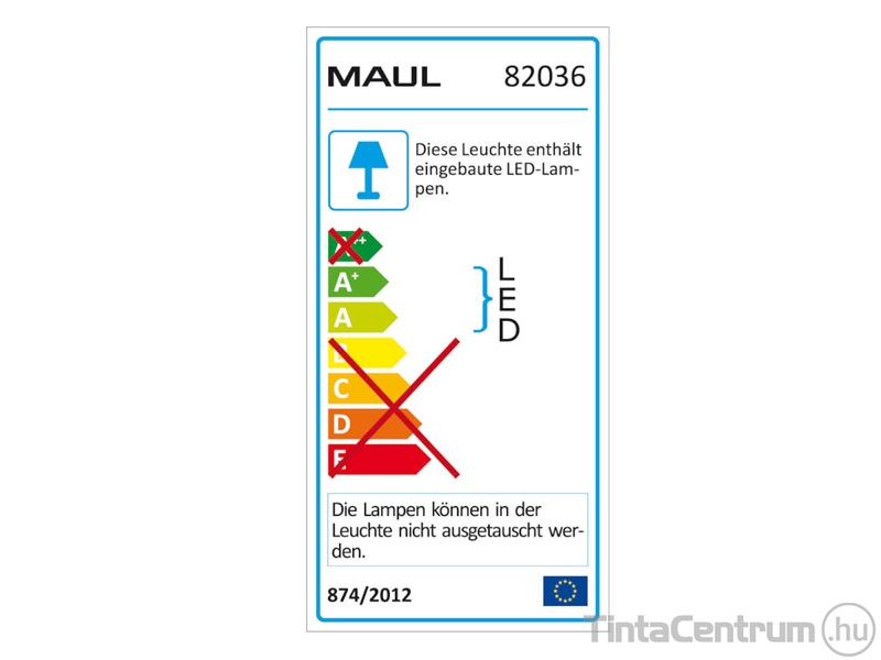 Asztali lámpa, LED, 9W, MAUL "Atlantic", fekete