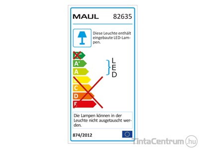 Asztali lámpa, LED, nagyító, 8W, MAUL "Viso", fehér