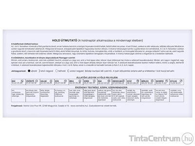 Asztali naptár, álló, 287x135mm, holdfázissal, FORTUNA "24TA" (2026 évi)
