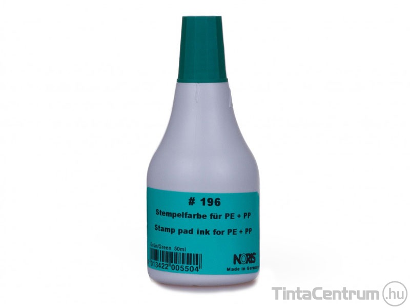 Bélyegzőfesték, 50ml, IMN "N 196", zöld