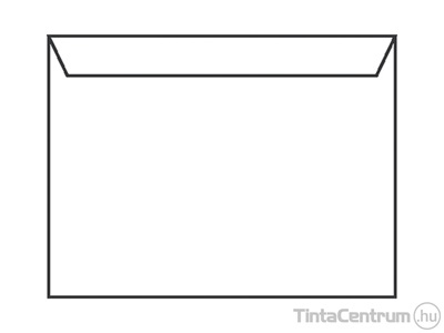 Névjegyboríték, 80x120mm, enyvezett, fehér 10db/csomag