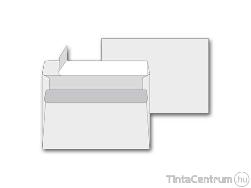 Boríték, LC6, 114x162mm, öntapadó, környezetbarát, bélésnyomatlan 10db/csomag