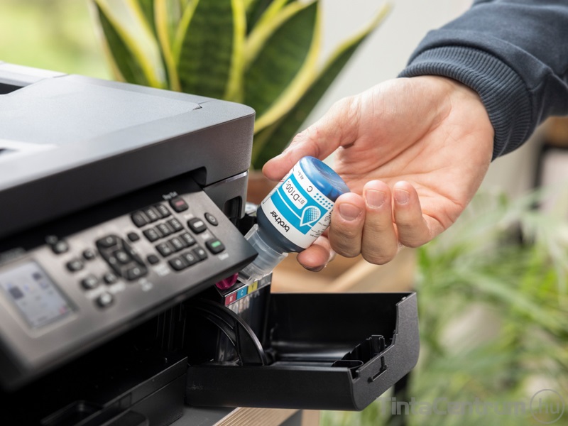 Brother BTD100C ciánkék [5000 oldal] eredeti utántöltő tinta