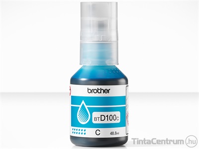 Brother BTD100C ciánkék [5000 oldal] eredeti utántöltő tinta