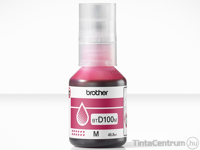 Brother BTD100M magenta [5000 oldal] eredeti utántöltő tinta