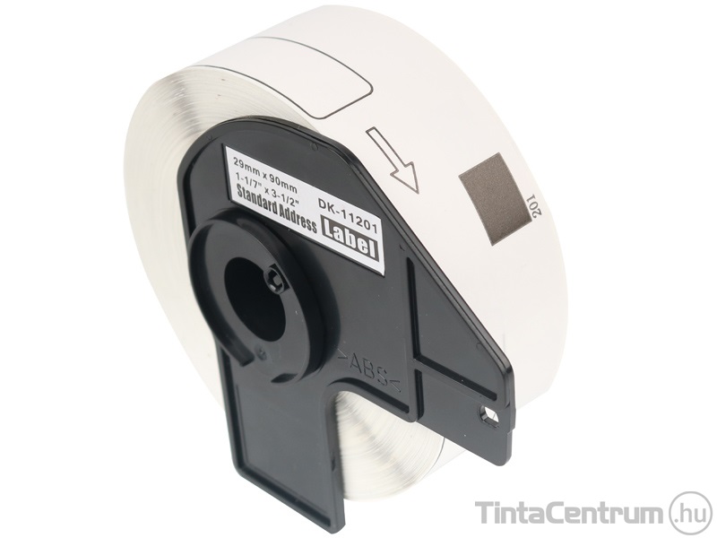 Brother DK-11201 (29mm x 90mm, 400db) kompatibilis etikett