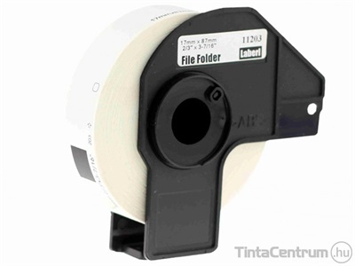 Brother DK-11203 (17mm x 87mm, 300db) kompatibilis etikett