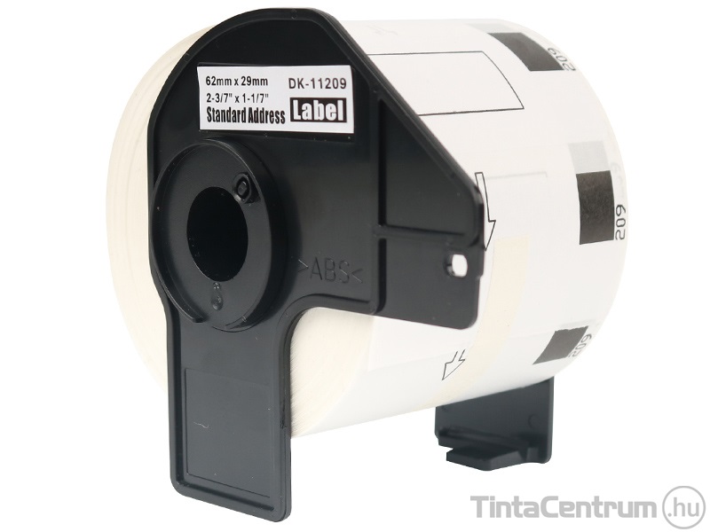 Brother DK-11209 (62mm x 29mm, 800db) kompatibilis etikett
