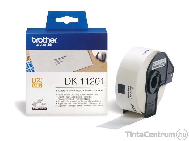 Brother DK-11201 (29mm x 90mm, 400db) eredeti etikett