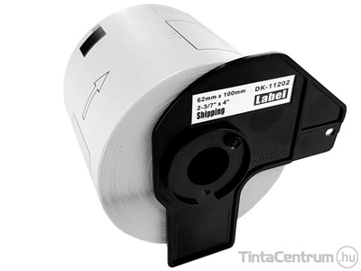 Brother DK-11202 (62mm x 100mm, 300db) kompatibilis etikett