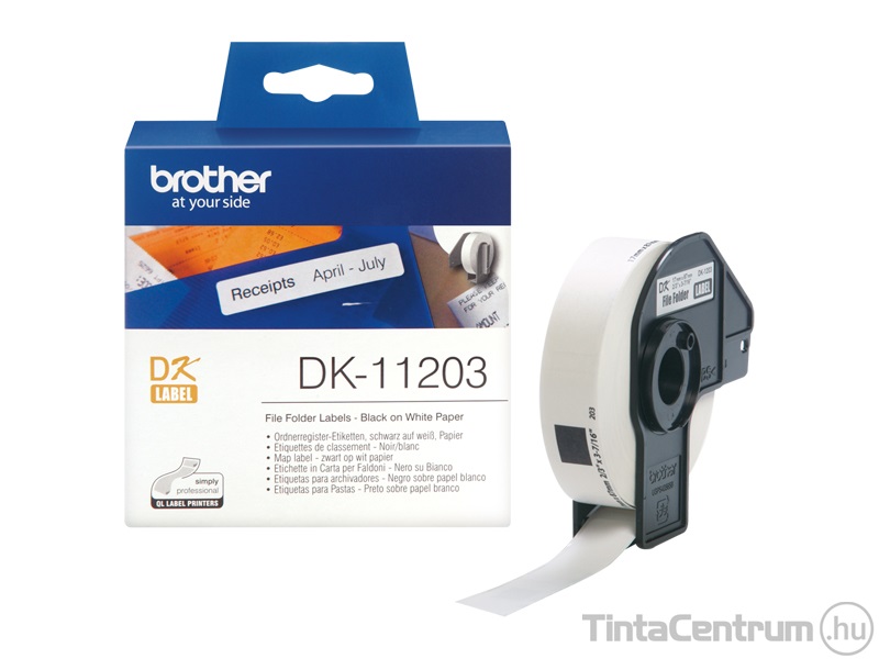 Brother DK-11203 (17mm x 87mm, 300db) eredeti etikett