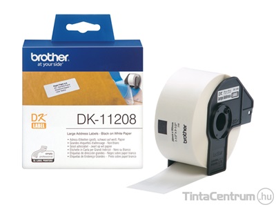 Brother DK-11208 (38mm x 90mm, 400db) eredeti etikett