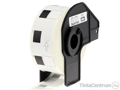 Brother DK-11221 (23mm x 23mm, 1000db) kompatibilis etikett