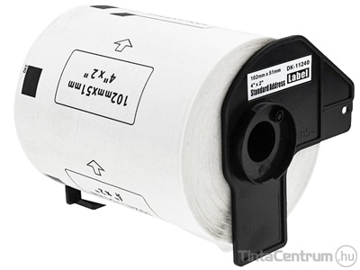 Brother DK-11240 (102mm x 51mm, 600db) kompatibilis etikett