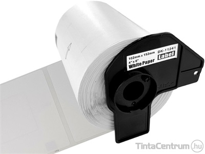 Brother DK-11241 (102mm x 152mm, 200db) kompatibilis etikett