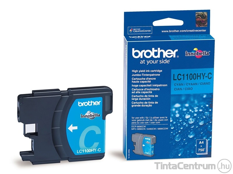 Brother LC1100HYC ciánkék eredeti tintapatron