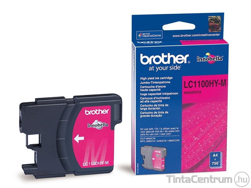 Brother LC1100HYM magenta eredeti tintapatron