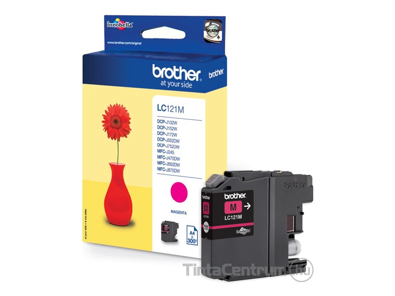 Brother LC121M magenta eredeti tintapatron