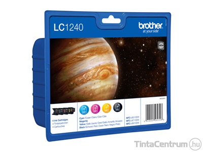 Brother LC1240 (BK,C,M,Y) eredeti 4db-os patron csomag