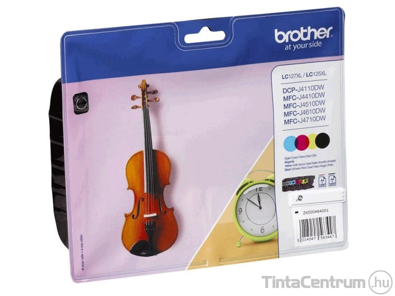 Brother LC127XL (BK,C,M,Y) eredeti 4db-os patron csomag