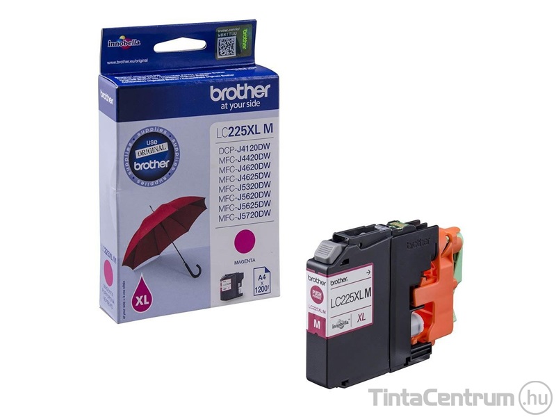 Brother LC225XL M magenta eredeti tintapatron